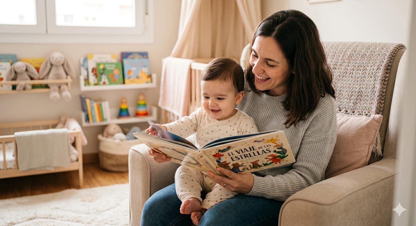 Leer a tu bebé desde los primeros meses: mucho más que cuentos