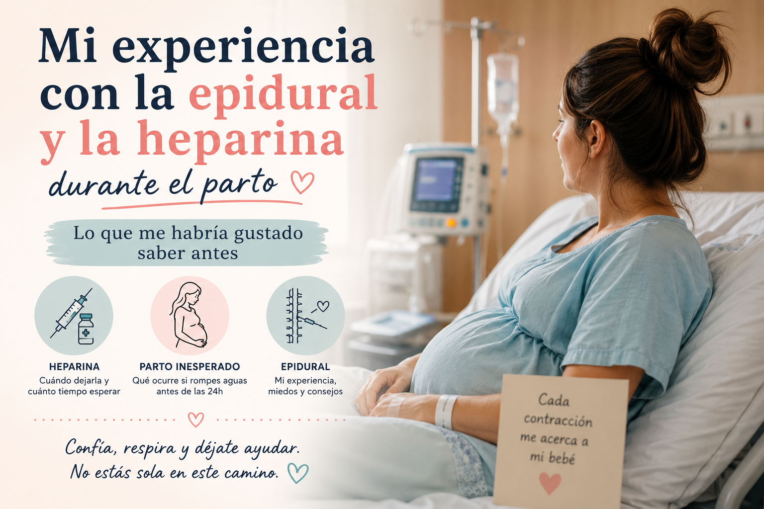 Mi experiencia con la epidural y la heparina durante el parto: todo lo que debes saber