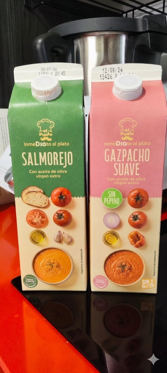 ¿Se puede tomar gazpacho y salmorejo en el embarazo? Mi experiencia con los productos pasteurizados de DIA
