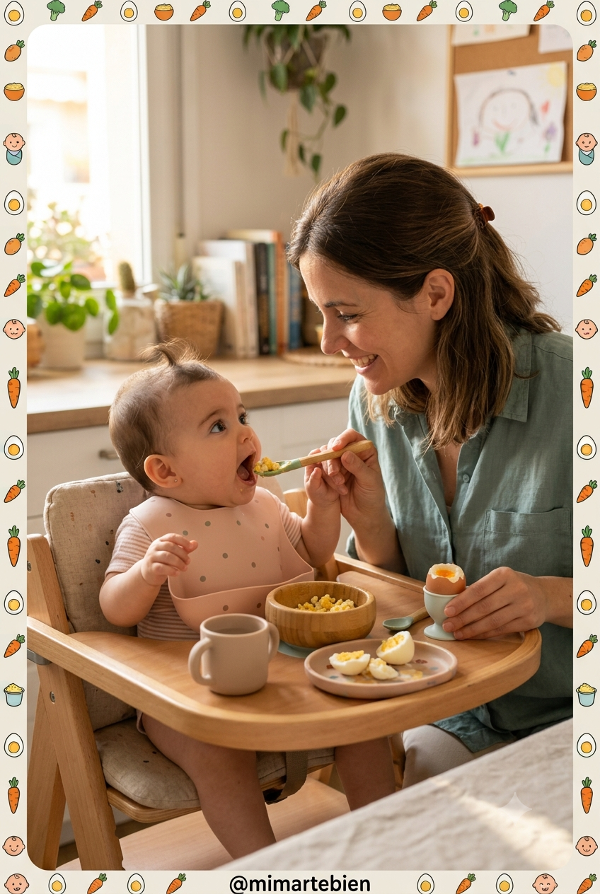 Cómo introducir el huevo en la alimentación del bebé: paso a paso desde los 6 meses