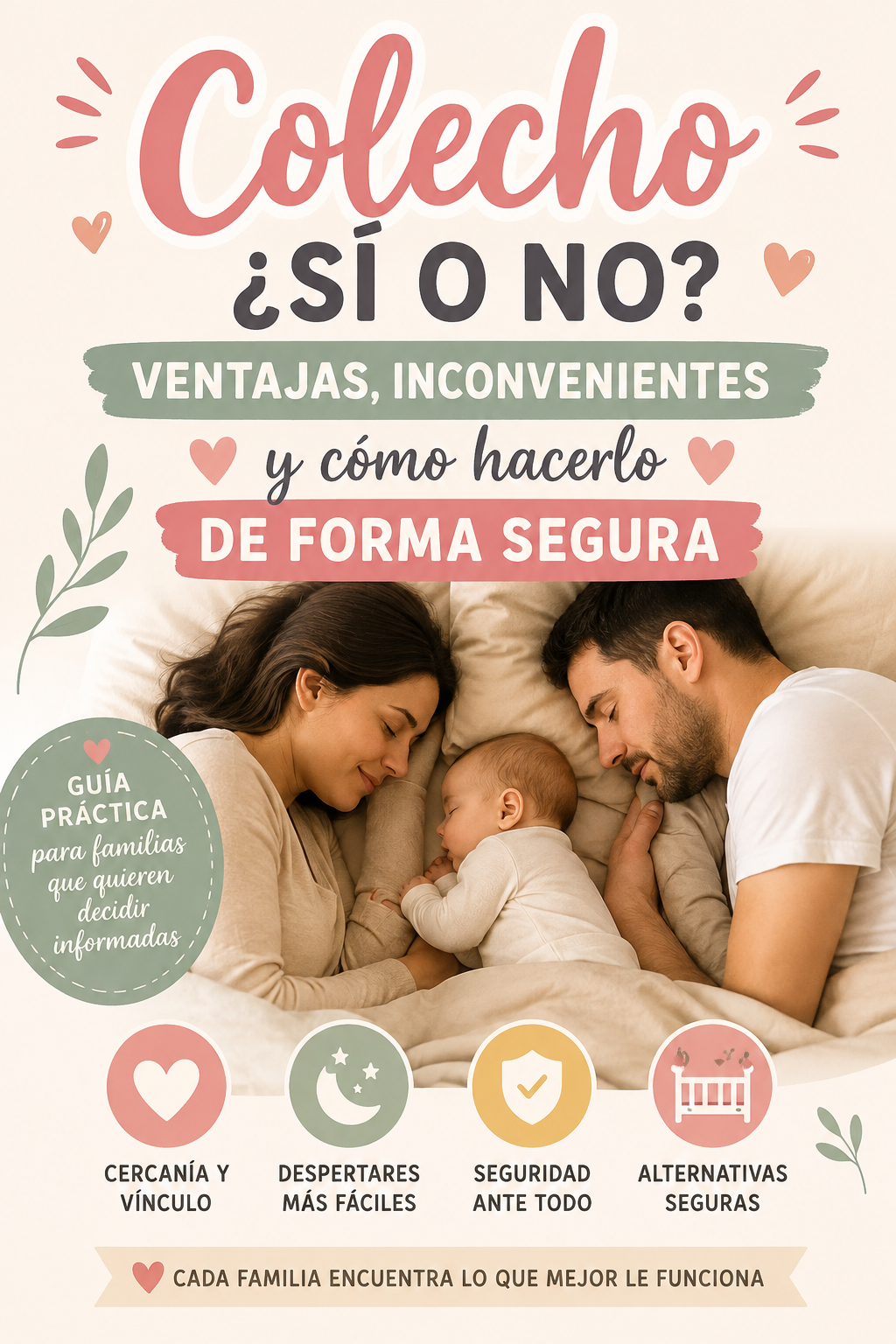 Colecho: ¿sí o no? Ventajas, inconvenientes y cómo hacerlo de forma segura